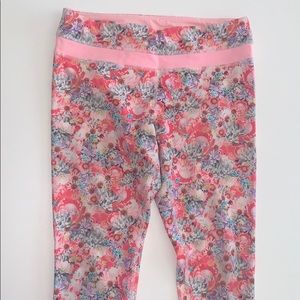 Lululemon Floral Leggings 22” 8 Rare